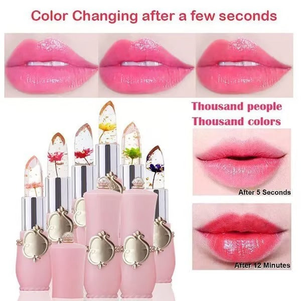 Crystal Jelly Flower Color Changing Lipstick-โจBEST GIFT๐