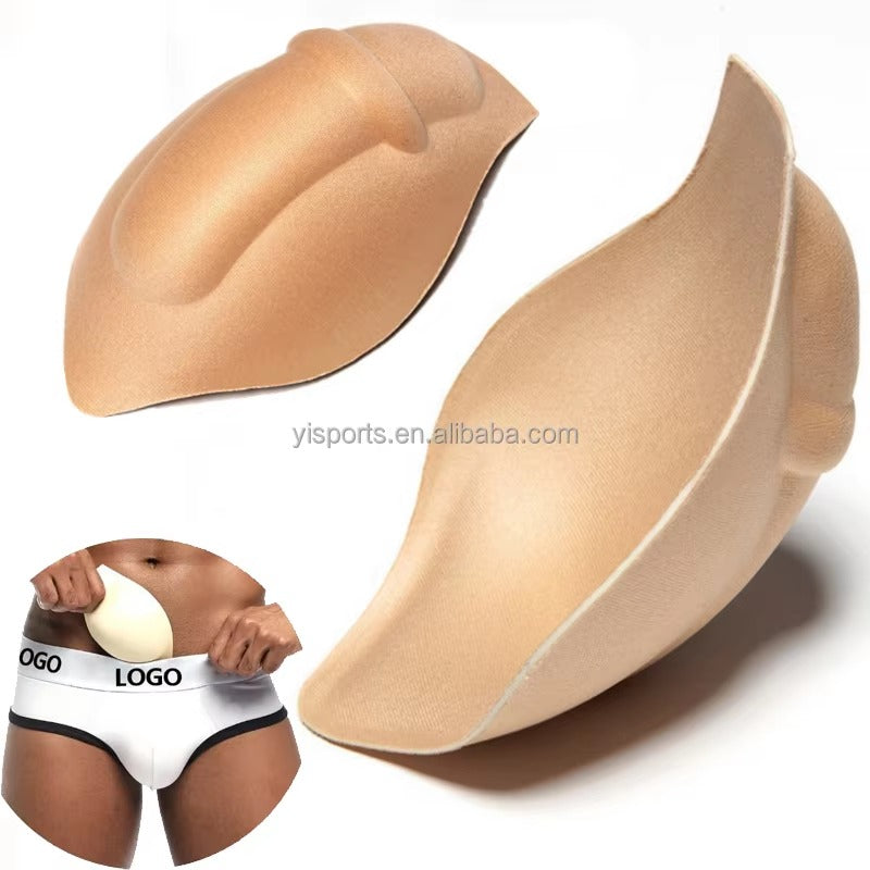 Menβs High Quality Sponge Pad Trunk Cups with Underwear