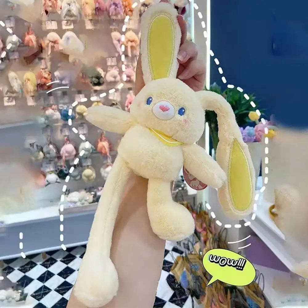 π° Pulling Ears Rabbit Plush Toy Keychain