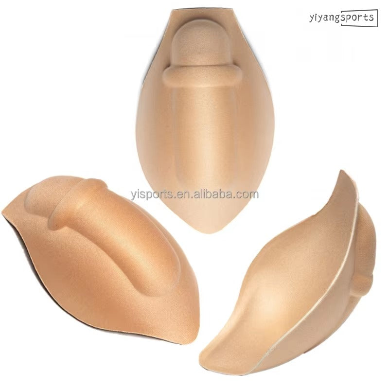 Menβs High Quality Sponge Pad Trunk Cups with Underwear