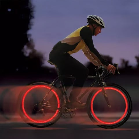 Replacable battery operated LED wheel Lights