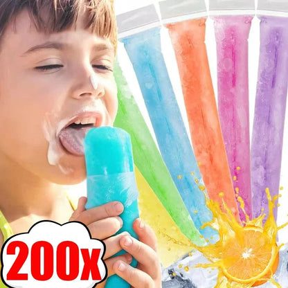 Disposable Ice Popsicle Mold Bags - Pack Of 20