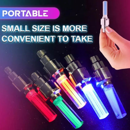 Replacable battery operated LED wheel Lights