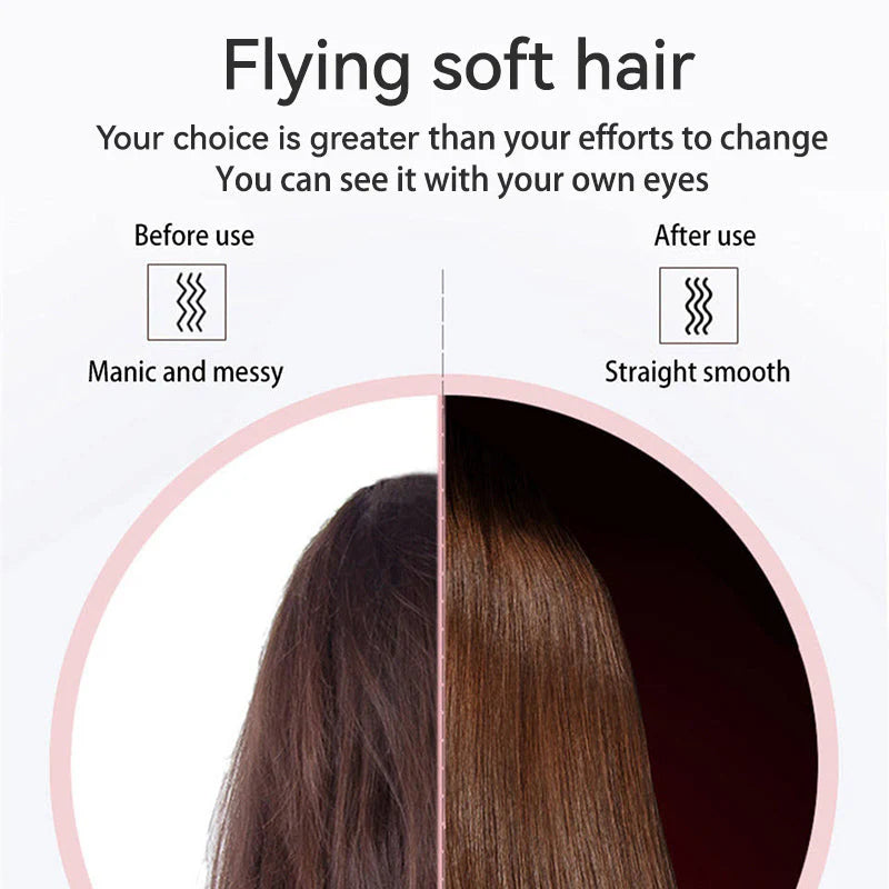 Electric 2-in-1 Professional Hair Straightener Comb Hair Brush