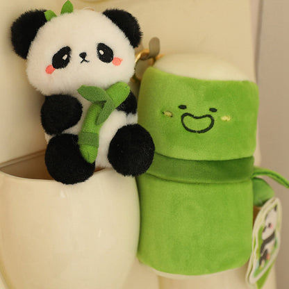 Cute Key Chain Green Panda