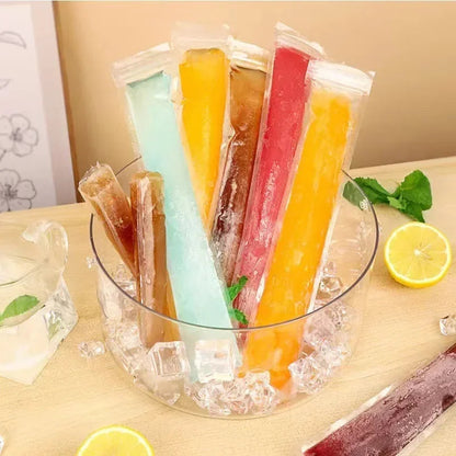 Disposable Ice Popsicle Mold Bags - Pack Of 20
