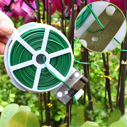 Multifunctional Plastic Steel Twist Tie Sturdy Reusable Garden Flower Plant Support Strap Tie