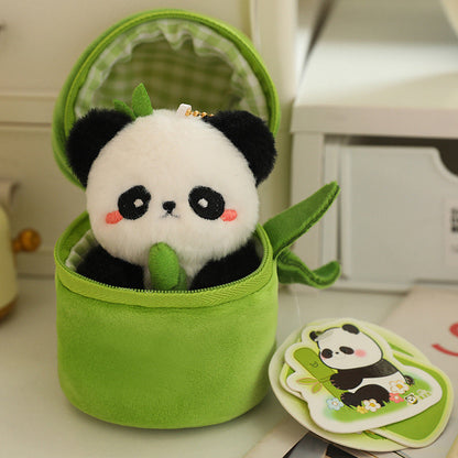 Cute Key Chain Green Panda
