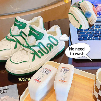 2 in 1 white Shoe Cleaning Brush