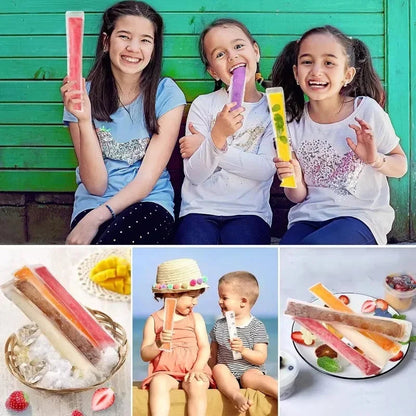 Disposable Ice Popsicle Mold Bags - Pack Of 20