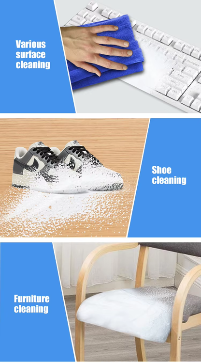 2 in 1 white Shoe Cleaning Brush