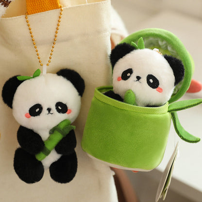 Cute Key Chain Green Panda