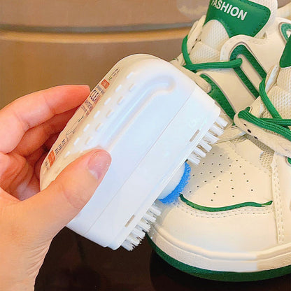 2 in 1 white Shoe Cleaning Brush