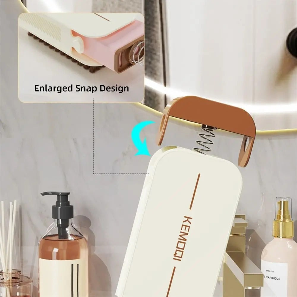 Non-slip Soap Roller with Rubbing Brush Soap Storage Box