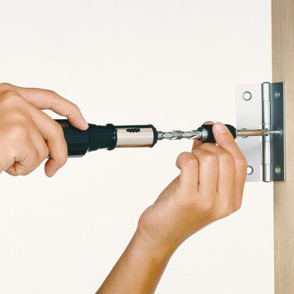 5 in 1 Push Pull Ratchet Screwdriver with 5 Replaceable Heads