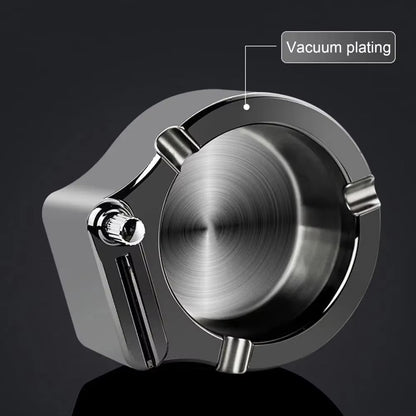 Retro Cigarette Ashtray Cigar Ashtray Million Matches Lighter Car Home Men's Storage Rack Decoration