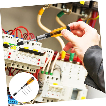 5 in 1 Push Pull Ratchet Screwdriver with 5 Replaceable Heads