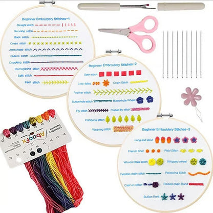 8 Pcs Embroidery Starter Kit