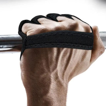 Breathable Horizontal Bar Booster Gloves Weightlifting Leather Palm Guard Fitness Gloves