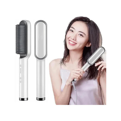 Electric 2-in-1 Professional Hair Straightener Comb Hair Brush
