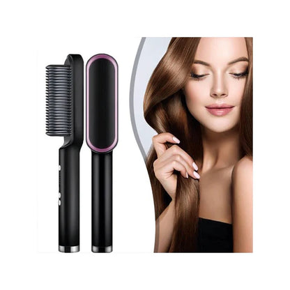 Electric 2-in-1 Professional Hair Straightener Comb Hair Brush