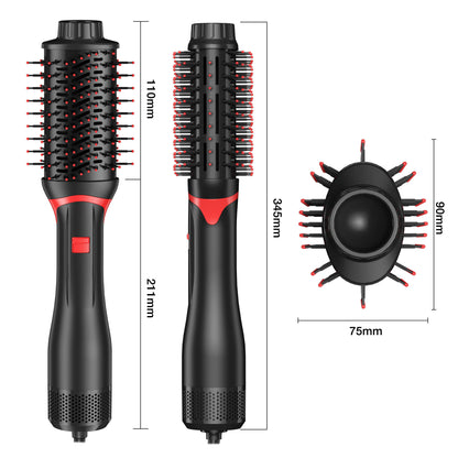 1200w Hot Air Blow Dryer Brush Electric Blow Dryer Rotating Hair Brush Roller Styler 3 in 1 Straightener Comb