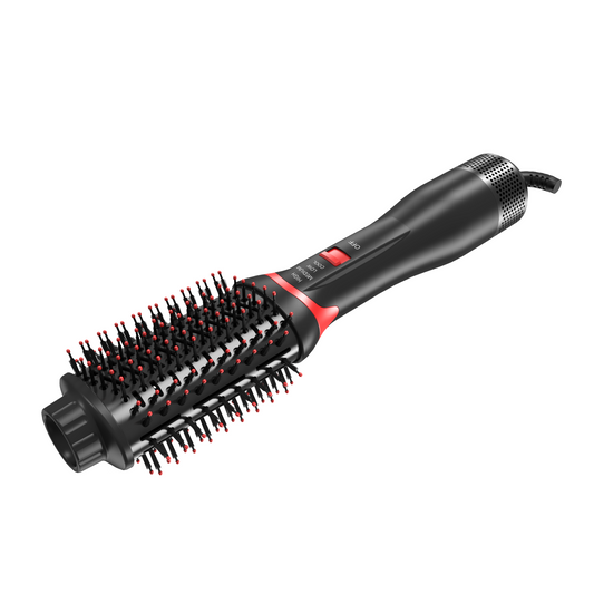 1200w Hot Air Blow Dryer Brush Electric Blow Dryer Rotating Hair Brush Roller Styler 3 in 1 Straightener Comb