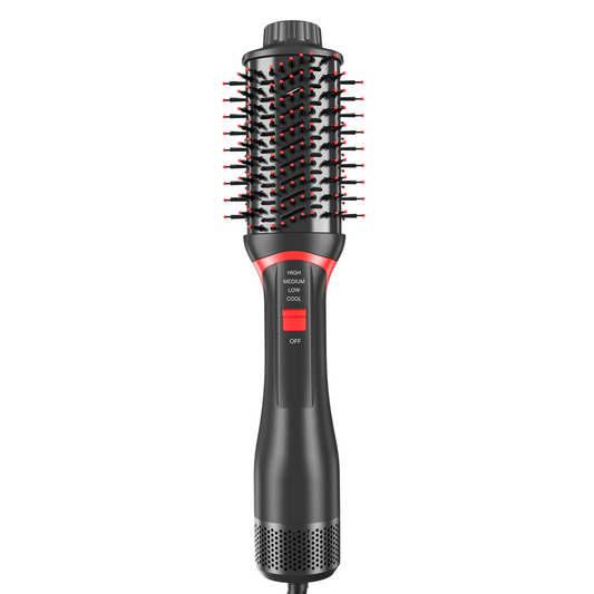 1200w Hot Air Blow Dryer Brush Electric Blow Dryer Rotating Hair Brush Roller Styler 3 in 1 Straightener Comb