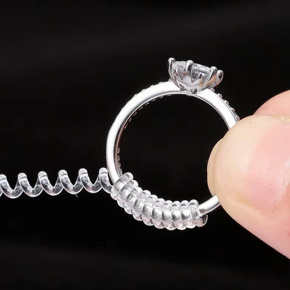 Spiral Ring Finger Ring Size Adjuster / Pack Of 5