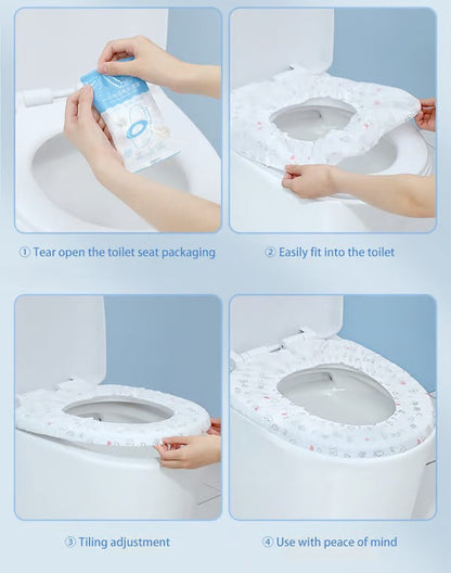 Pack of 4 Disposable Toilet Seat Covers
