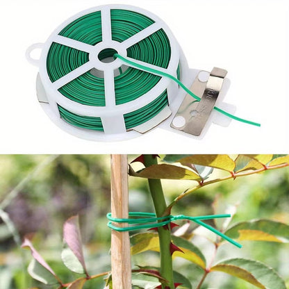 Multifunctional Plastic Steel Twist Tie Sturdy Reusable Garden Flower Plant Support Strap Tie