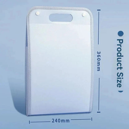 13 Pocket File Folders Portable A4 Document Organizer for Classroom Office Home Storage