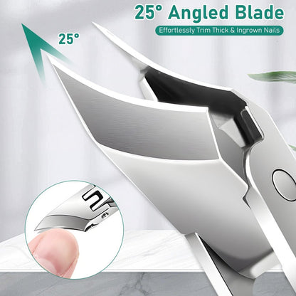 Anti-Splash Nail Beveled Edges Clippers