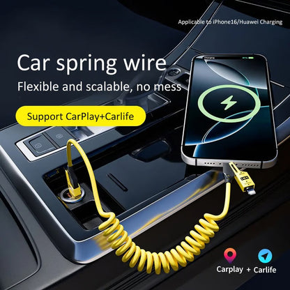 4 in 1 Spring Fast Charging Cable