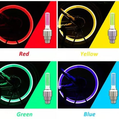Replacable battery operated LED wheel Lights