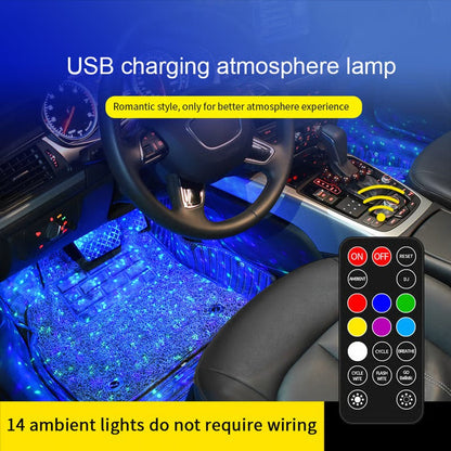 Car Interior Ambient Lights- (Contains 4 light bars)