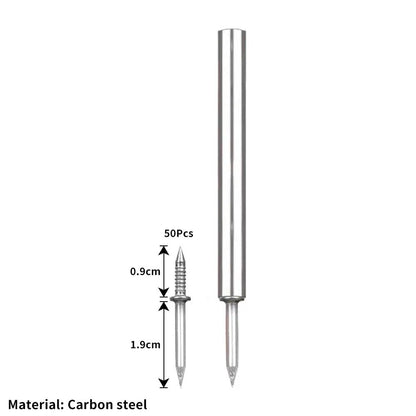 Double-Head Skirting Thread Seamless Nail