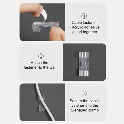 Cable Management Self Adhesive Clips